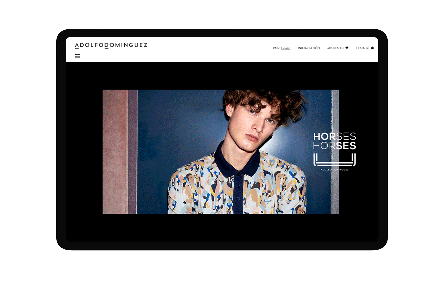 Horses Horses | Editorial de moda hombre Primavera-verano para la marca U de Adolfo Dominguez